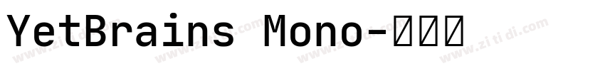 YetBrains Mono字体转换